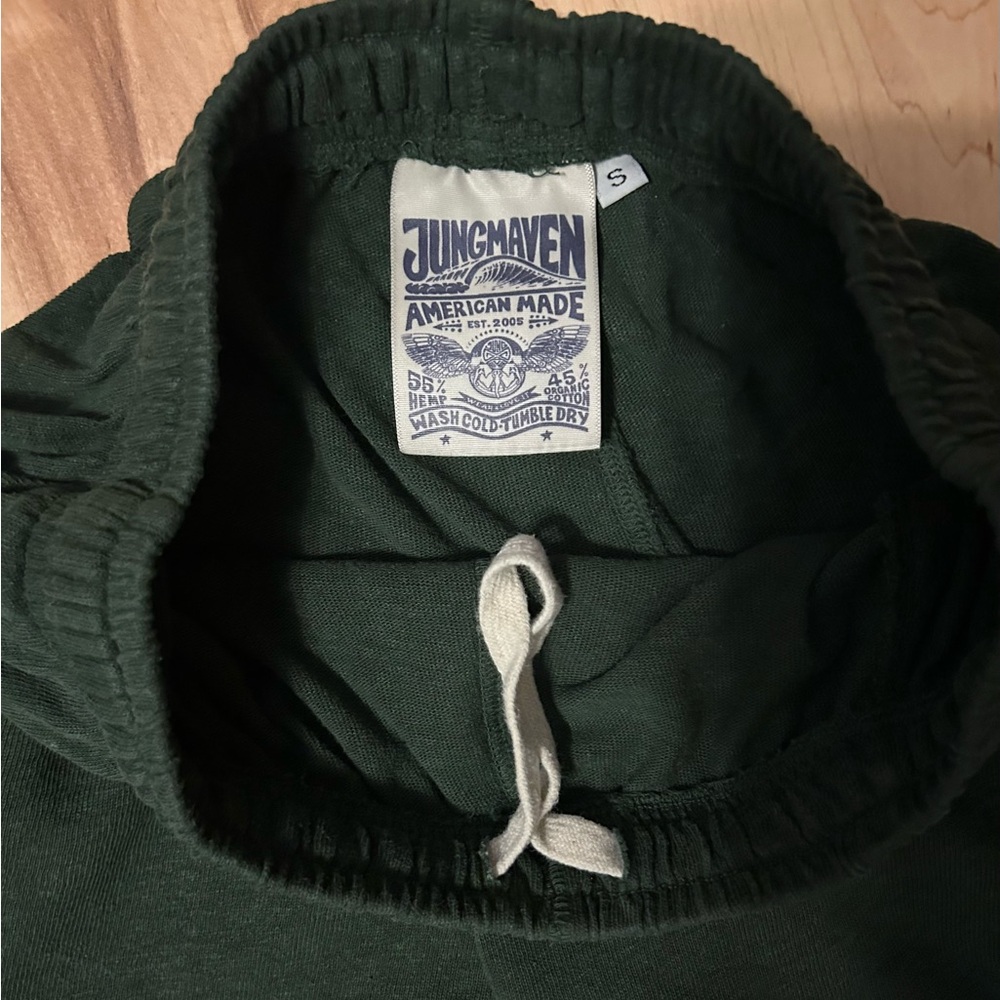 Jungmaven Sun Shorts in Hunter Green